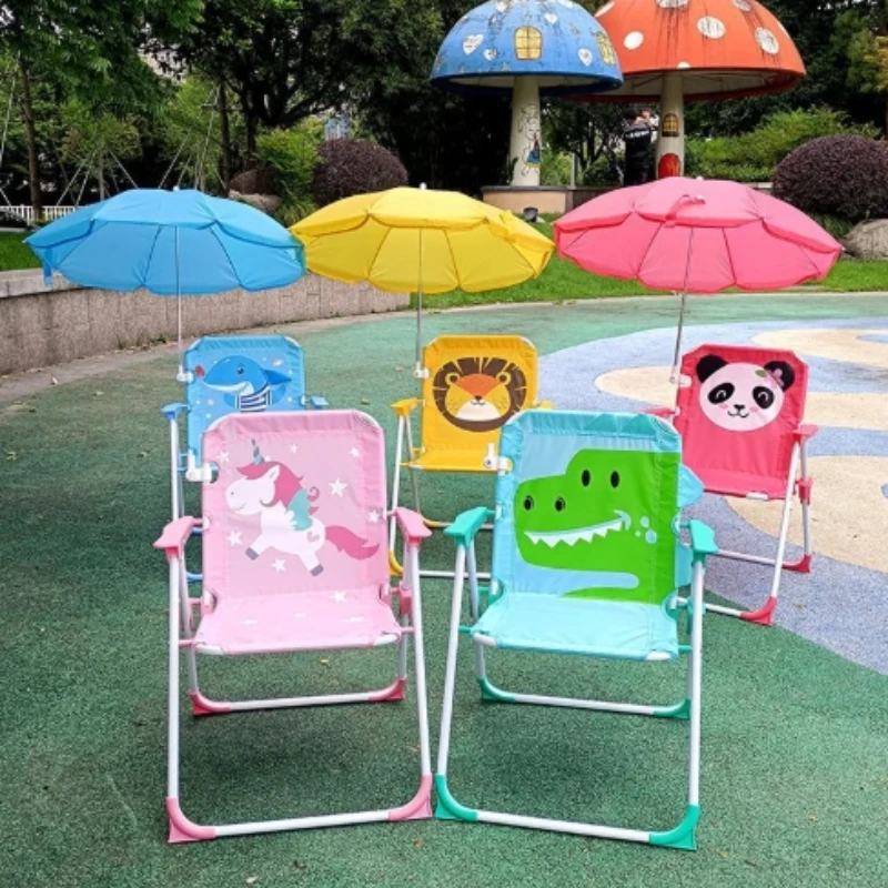 Kids Outdoor Seating - Children's photography, portable sunshade, beach chair,