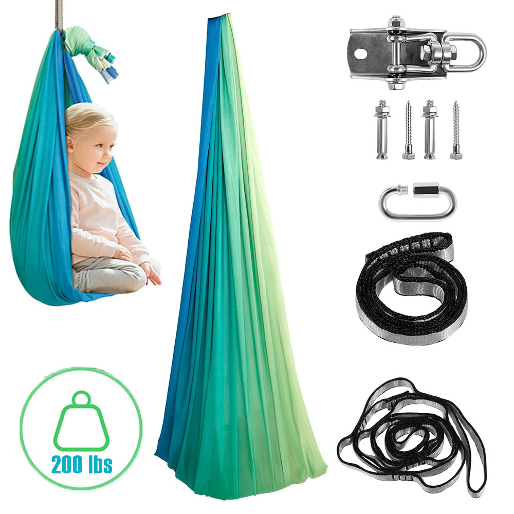 Kids Outdoor Furniture - Kids Sensory Swings Double Layer Comfortable
