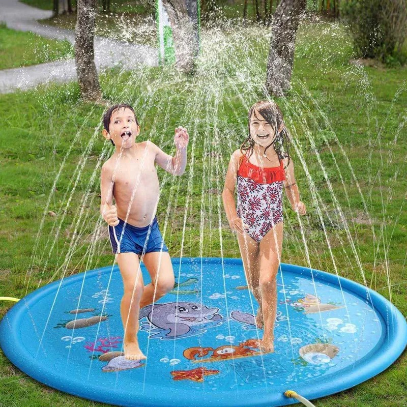 Sprinkler Splash Pad - Water Splash Pools Kids Outdoor Funny