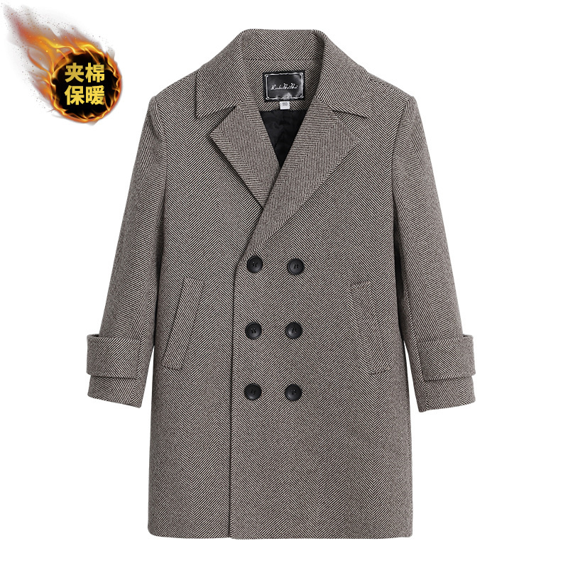 Kids Outdoor Jacket - Boys Girls Winter Thick Warm Wool