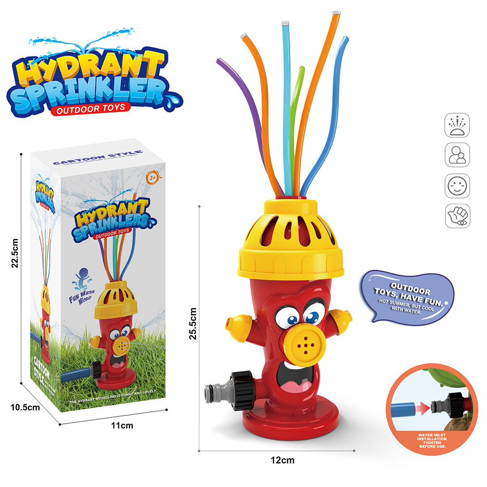 Kids Outdoor Yard - Hydrant Sprinkle Water Spray Toy Backyard