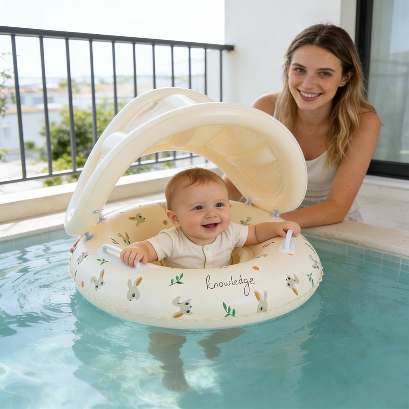 Kids Outdoor Activity Centre - Sun Protection Kid Swimming Float Removable