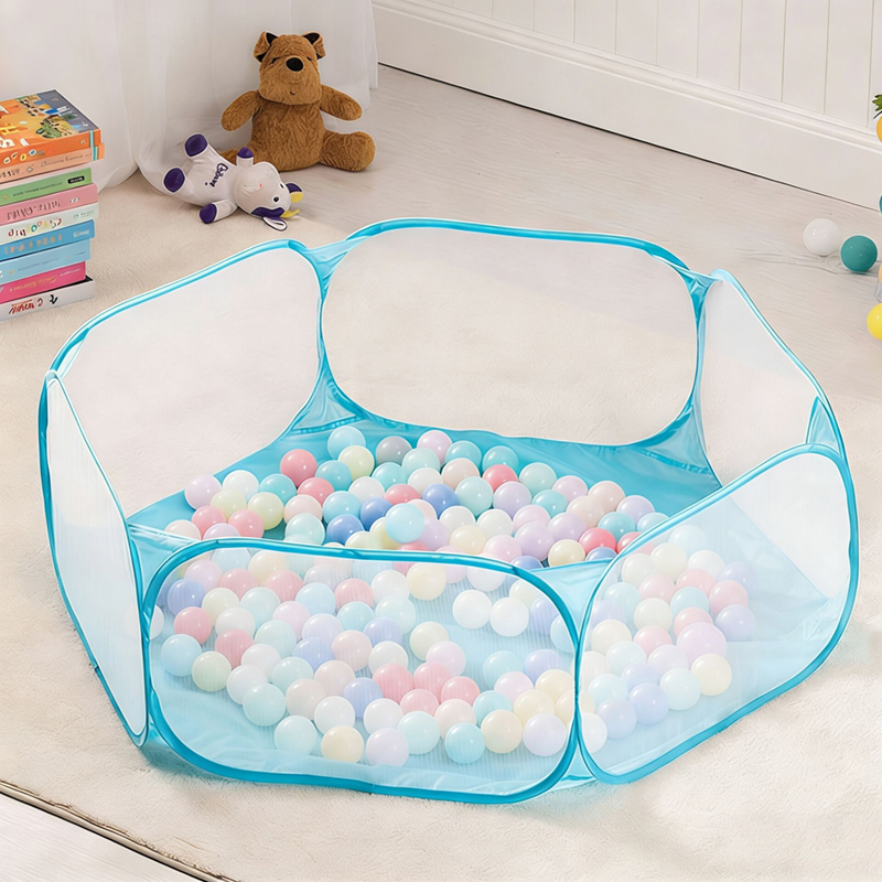Kids Outdoor Play Table - 1.2M Ball Pit Ball Pool Foldable