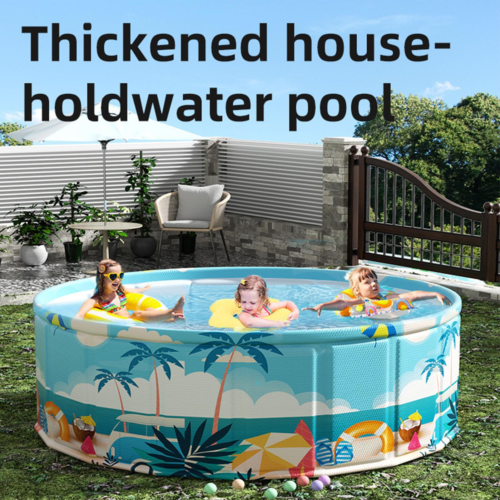 Kids Outdoor Yard - Foldable Kids Pool Foldable Wading Pool