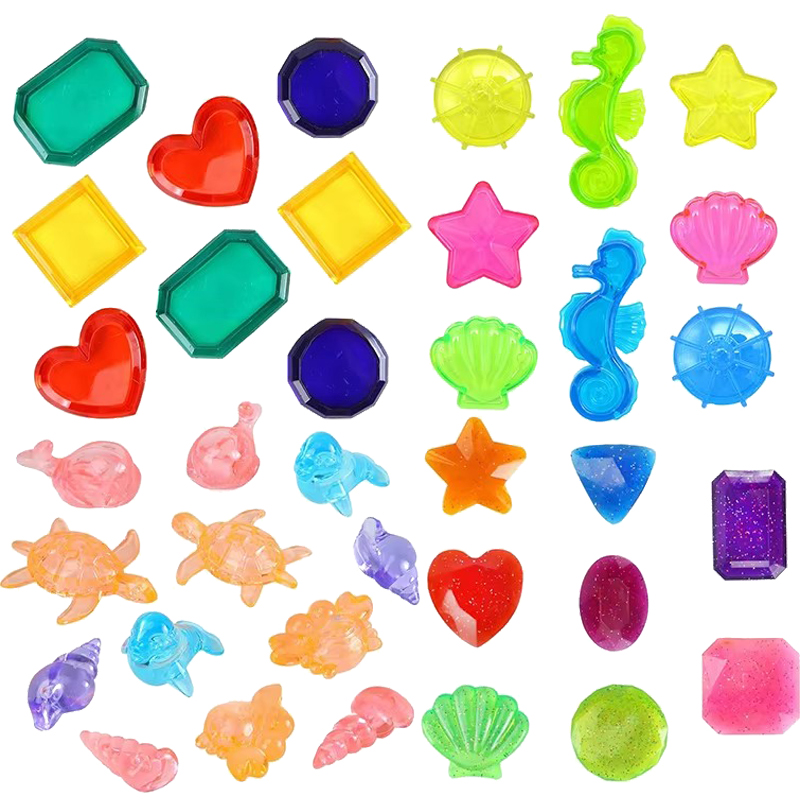 Kids Outdoor Activity Centre - Children Colored Plastic Gem Toy Diving