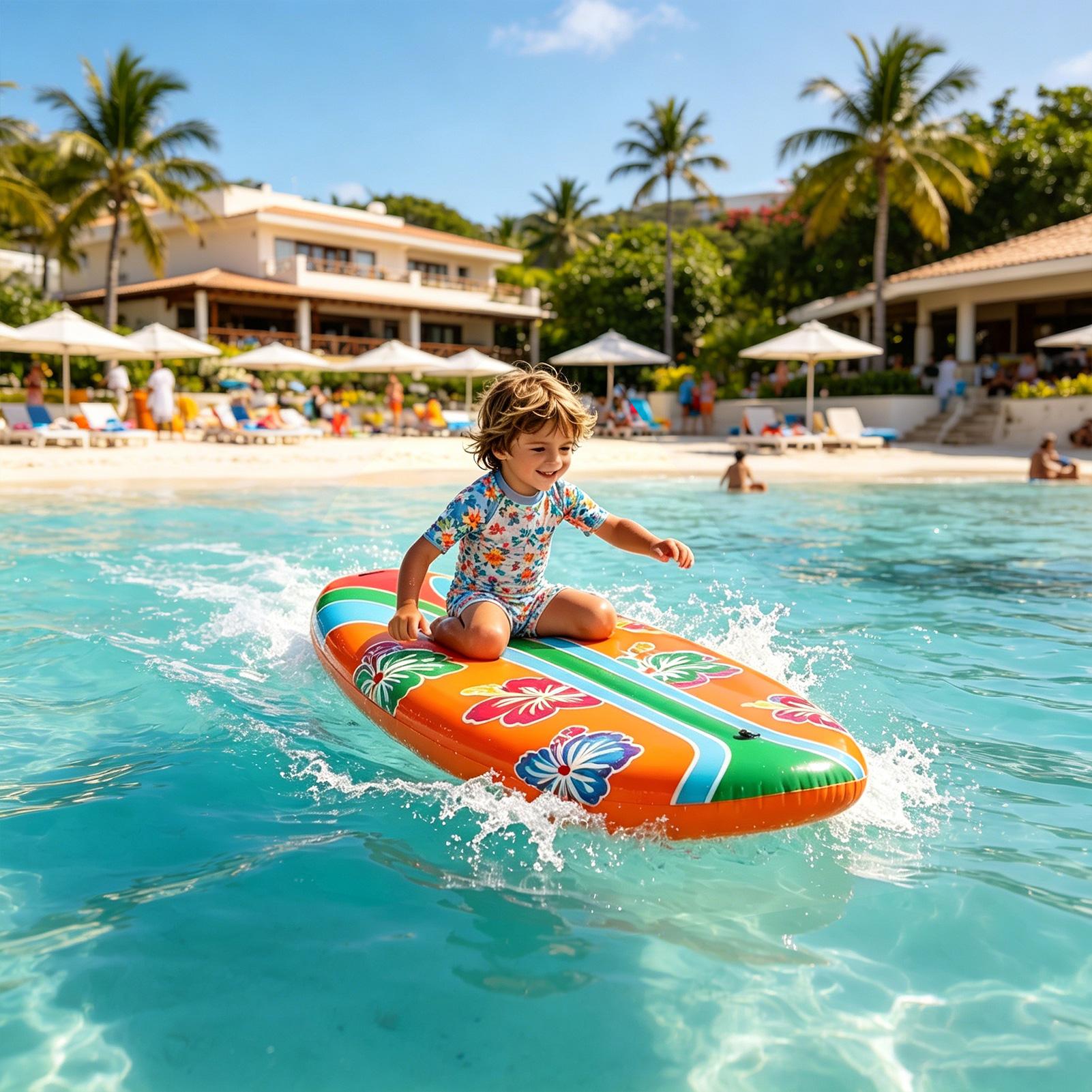 Blow Up Surf Board 2 Pieces Po - Kids Outdoor Pool ulasan dan harga
