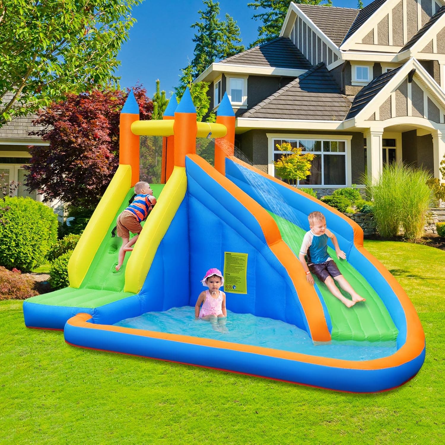 Giant Inflatable Water Park Bo - Kids Outdoor Pool ulasan dan harga
