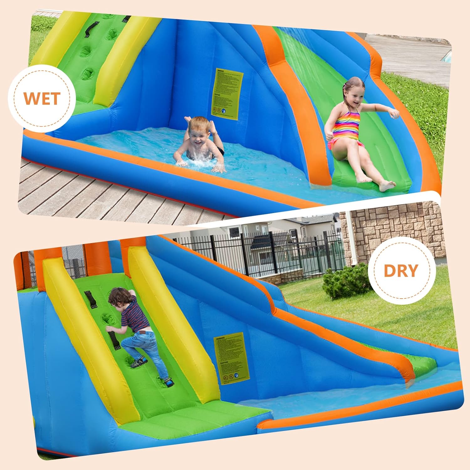 Giant Inflatable Water Park Bo - Kids Outdoor Pool ulasan dan harga