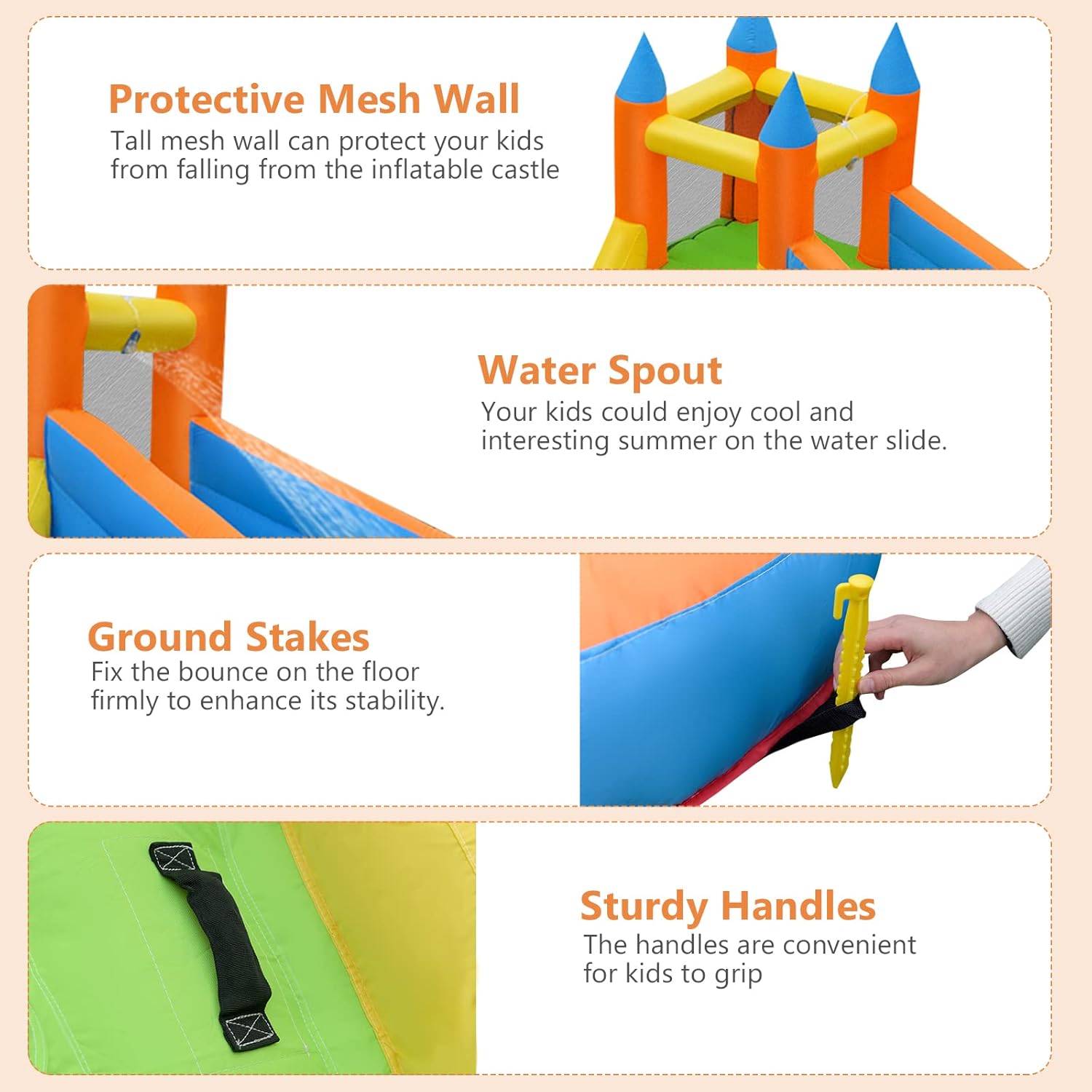 Giant Inflatable Water Park Bo - Kids Outdoor Pool ulasan dan harga