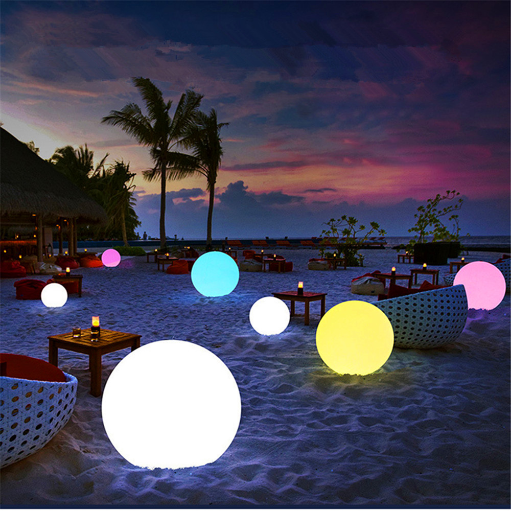 Rechargeable LED Glowing Ball  - Kids Outdoor Yard ulasan dan harga
