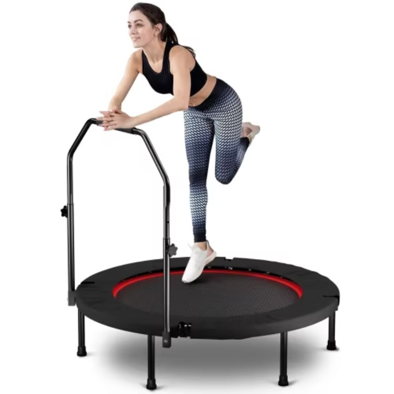 Foldable Trampoline With Handl - Mini Trampoline Spring ulasan dan harga