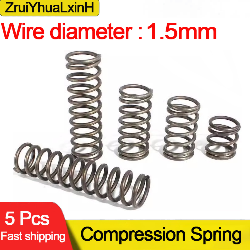 5Pcs/Lot 1.5mm 65MN Steel Micr - Mini Trampoline Spring ulasan dan harga