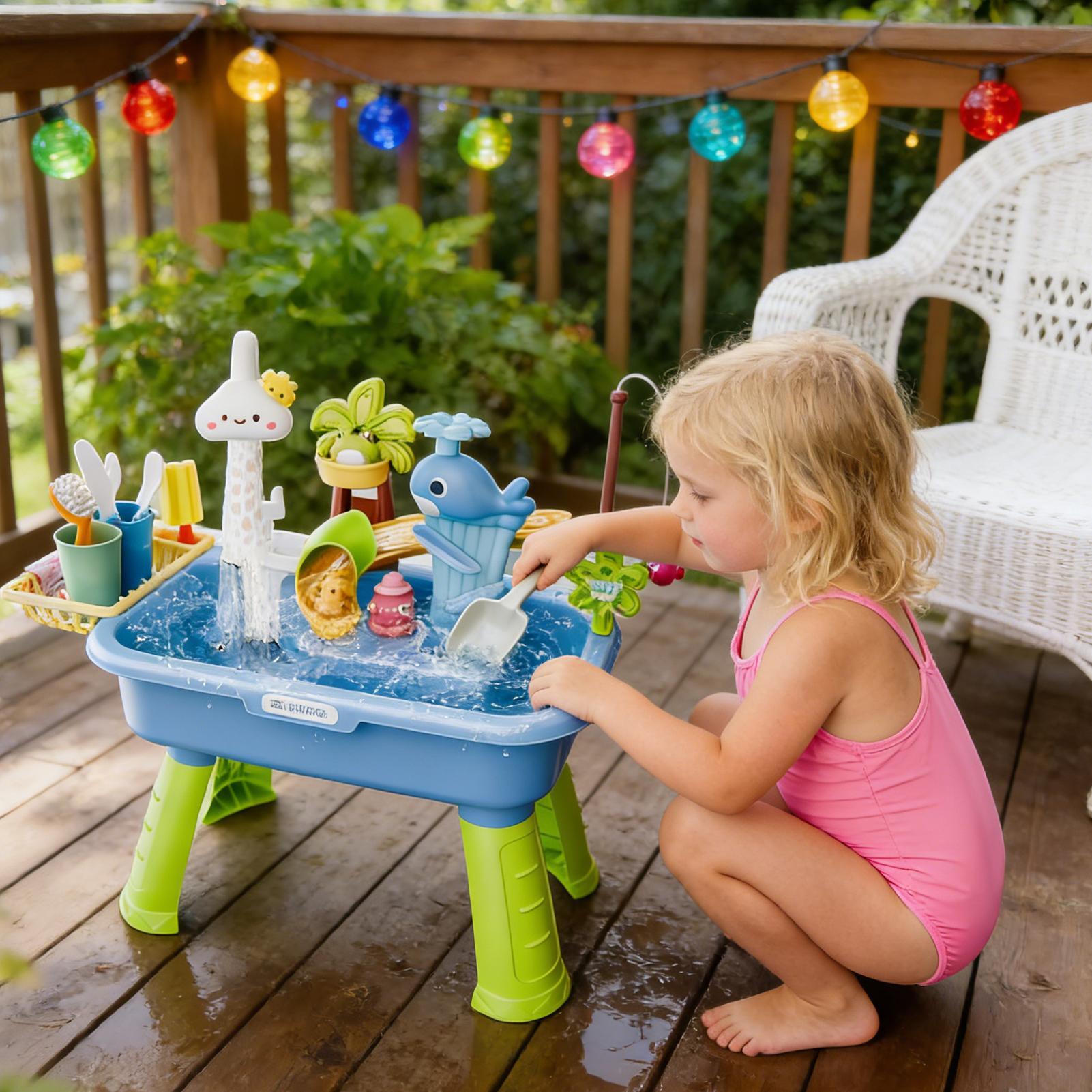 Children's Kitchen Toys Electr - Kids Outdoor Play Table ulasan dan harga