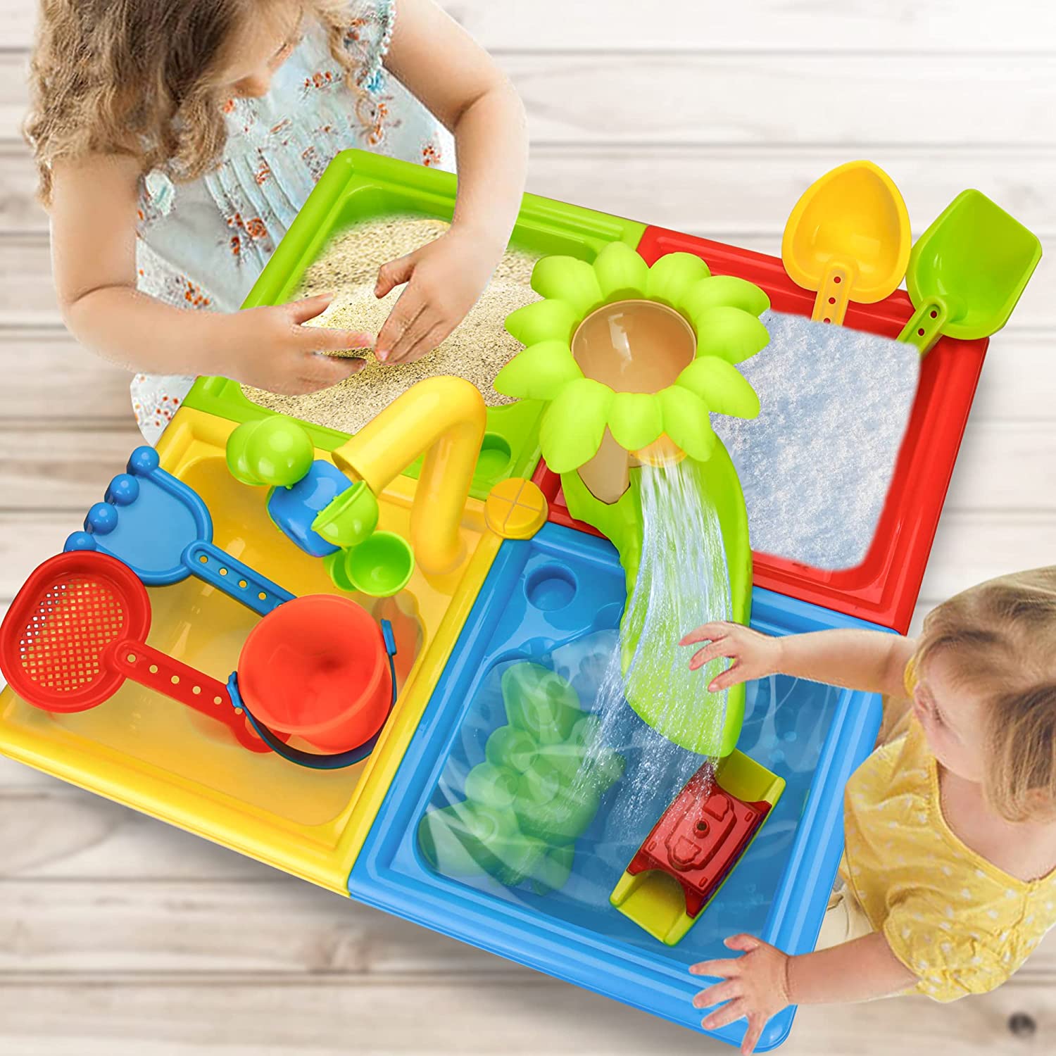 Beach Table Sand Play Toys Chi - Kids Outdoor Pool ulasan dan harga