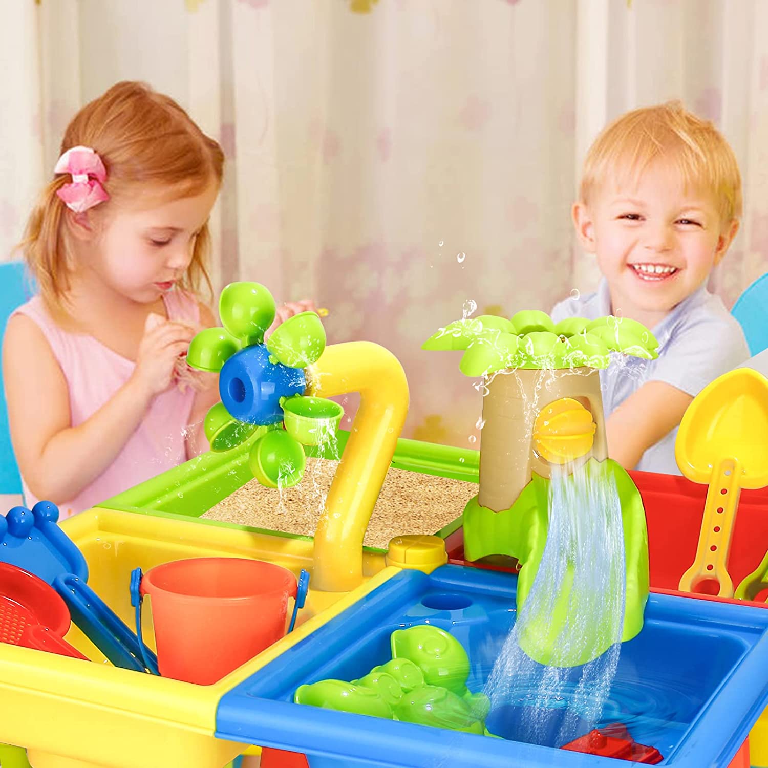 Beach Table Sand Play Toys Chi - Kids Outdoor Pool ulasan dan harga