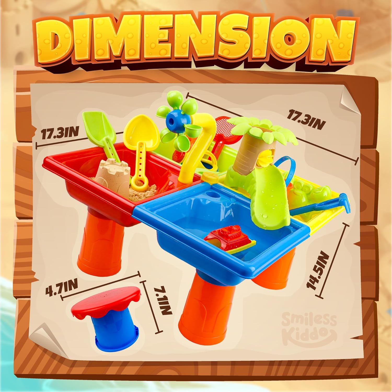 25 Pcs Summer Water Table for  - Kids Outdoor Pool ulasan dan harga