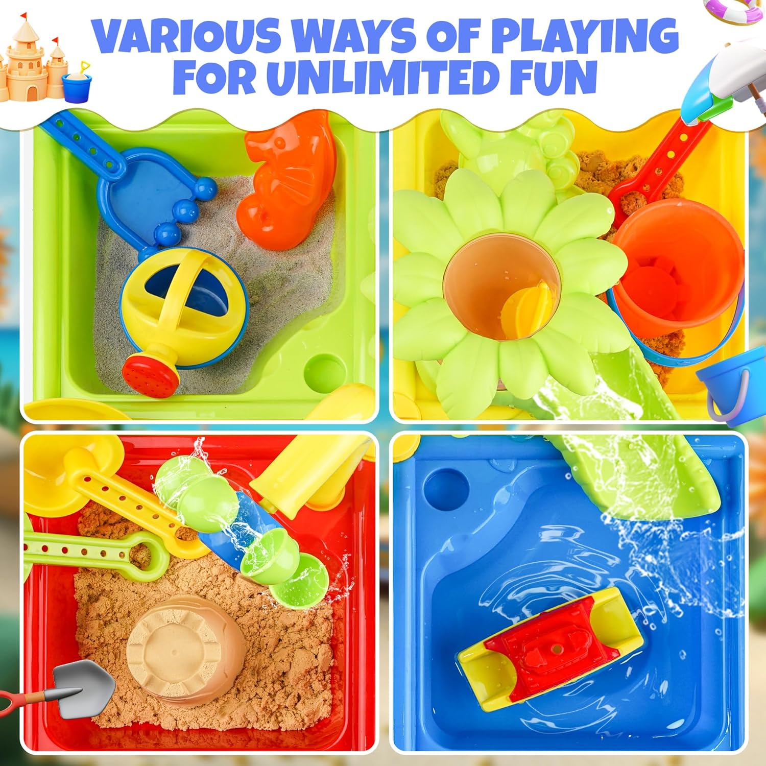 25 Pcs Summer Water Table for  - Kids Outdoor Pool ulasan dan harga