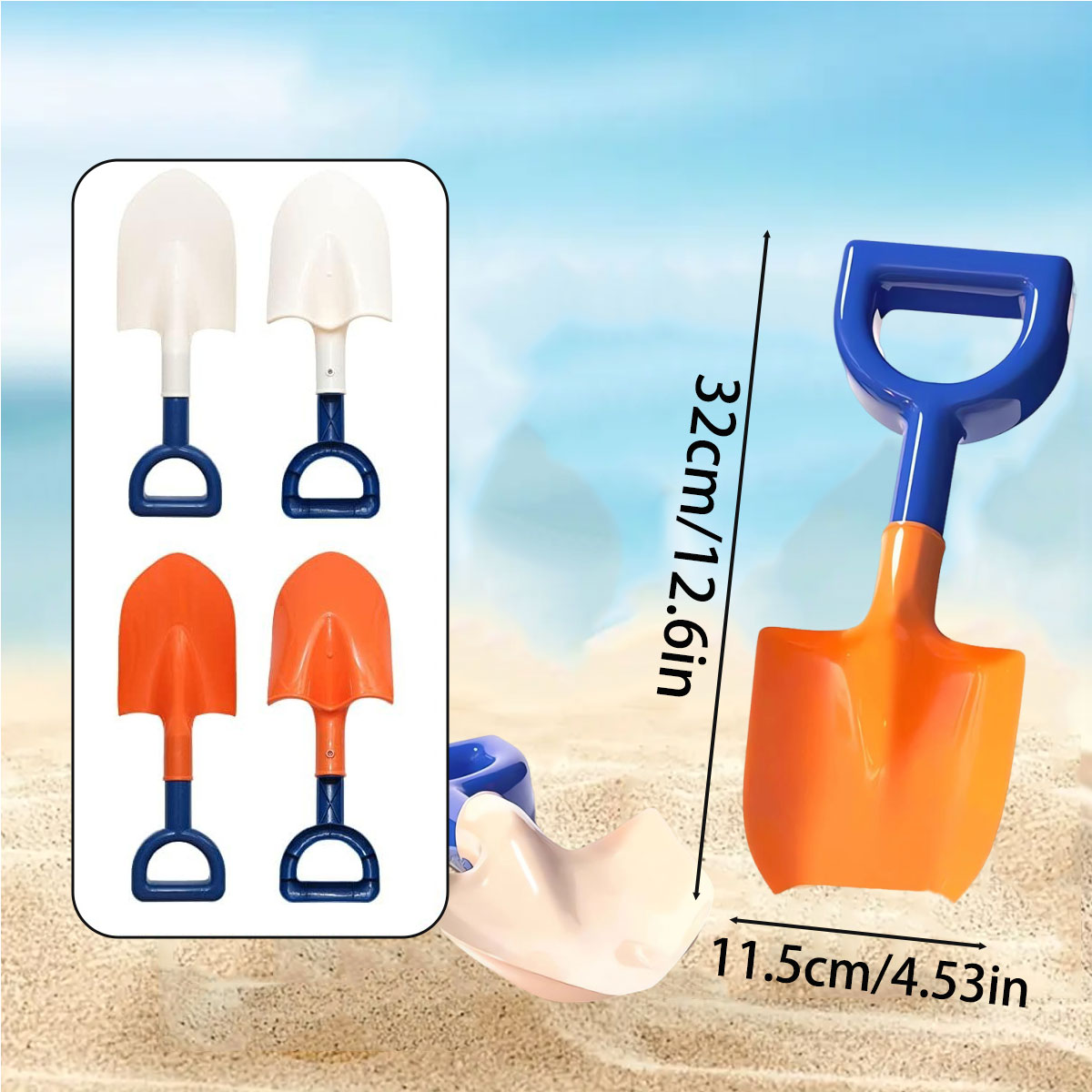 1/2PCS Children Beach Shovel o - Kids Outdoor Mud Kitchen ulasan dan harga