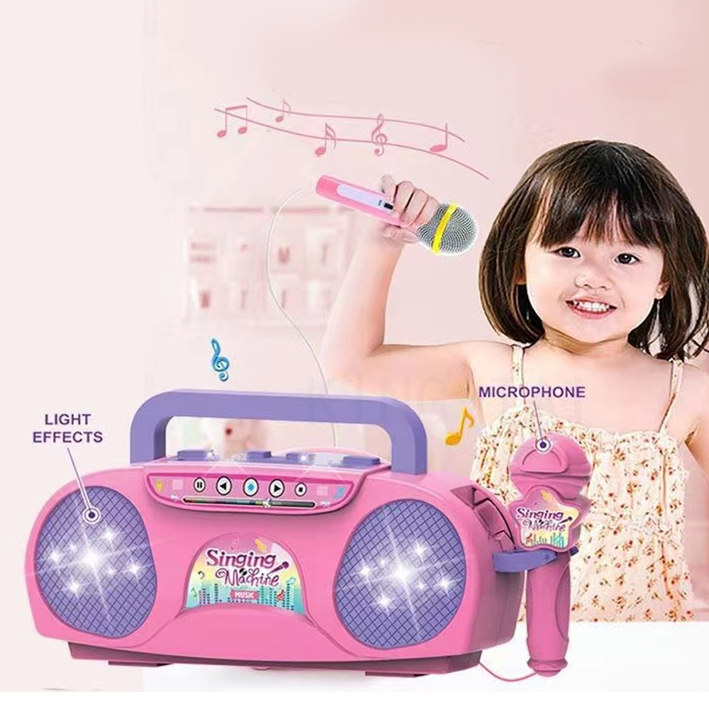 Kids Microphone Karaoke Machin - Kids Outdoor Instruments ulasan dan harga