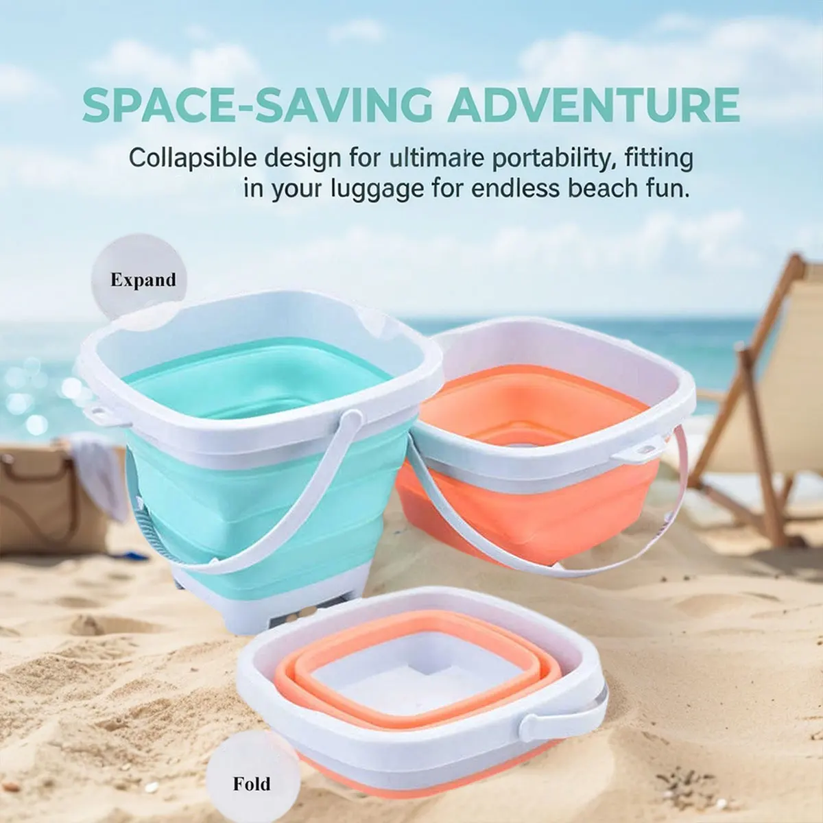 Different Foldable Sand Bucket - Kids Outdoor Mud Kitchen ulasan dan harga