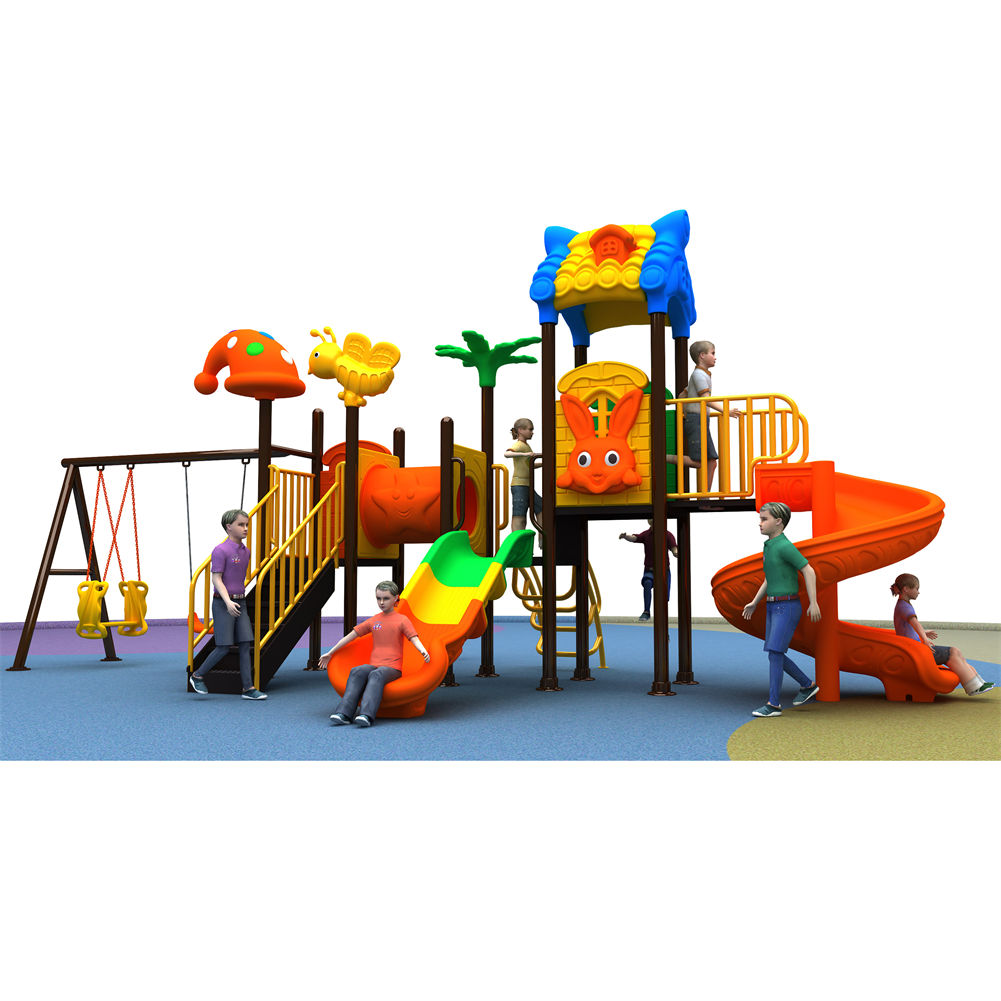 China Manufacturer Cheap Play  - Kids Outdoor Jungle Gym With Slide ulasan dan harga