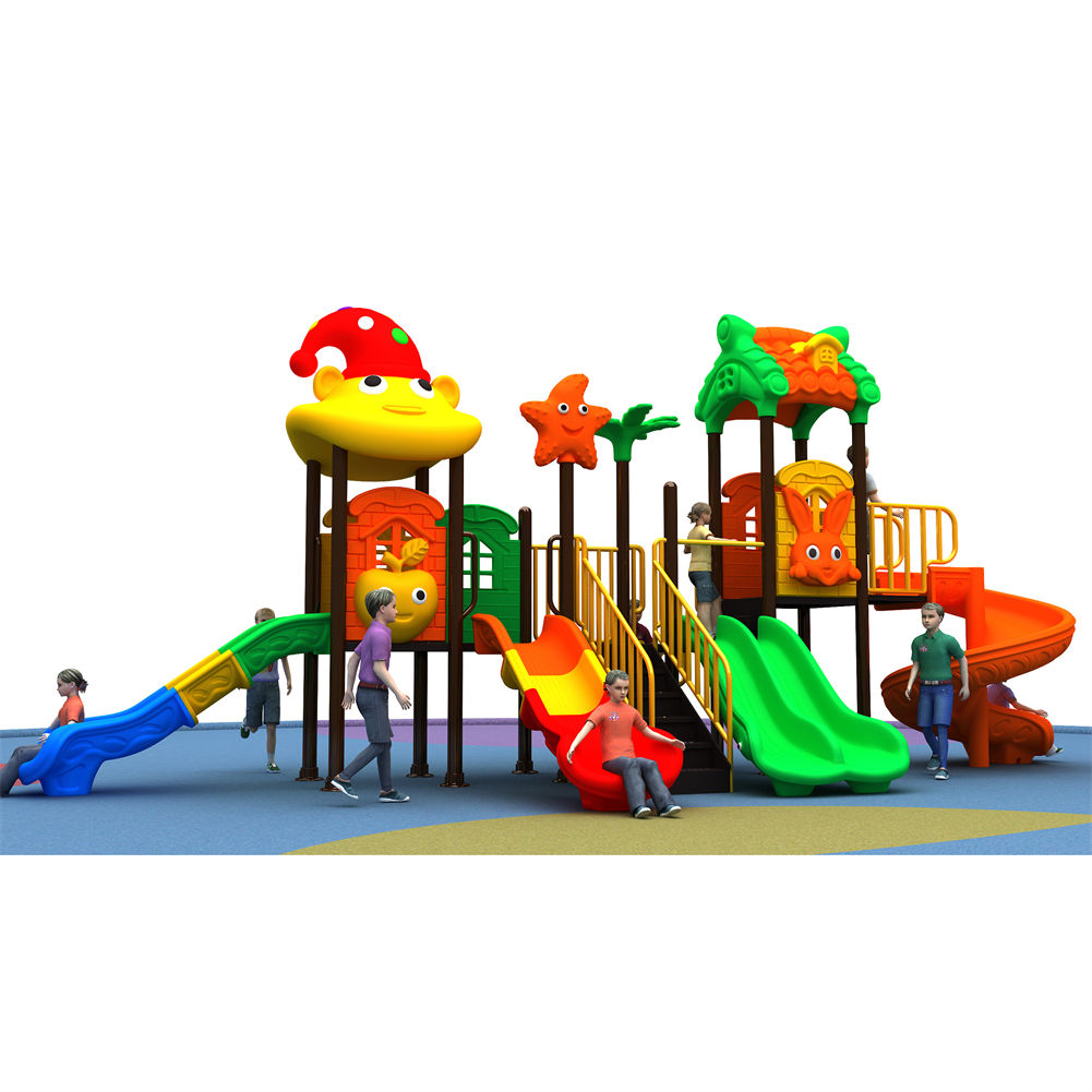 China Manufacturer Cheap Play  - Kids Outdoor Jungle Gym With Slide ulasan dan harga