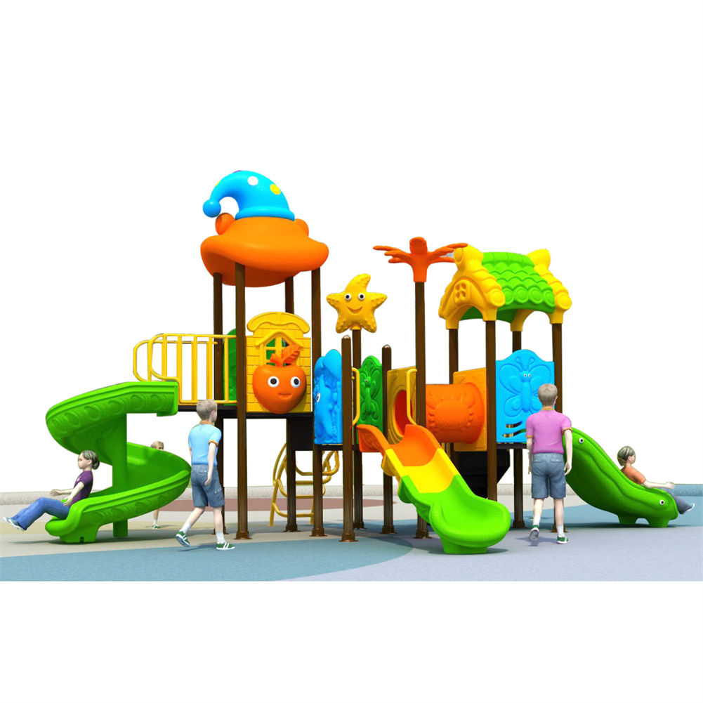 China Manufacturer Cheap Play  - Kids Outdoor Jungle Gym With Slide ulasan dan harga
