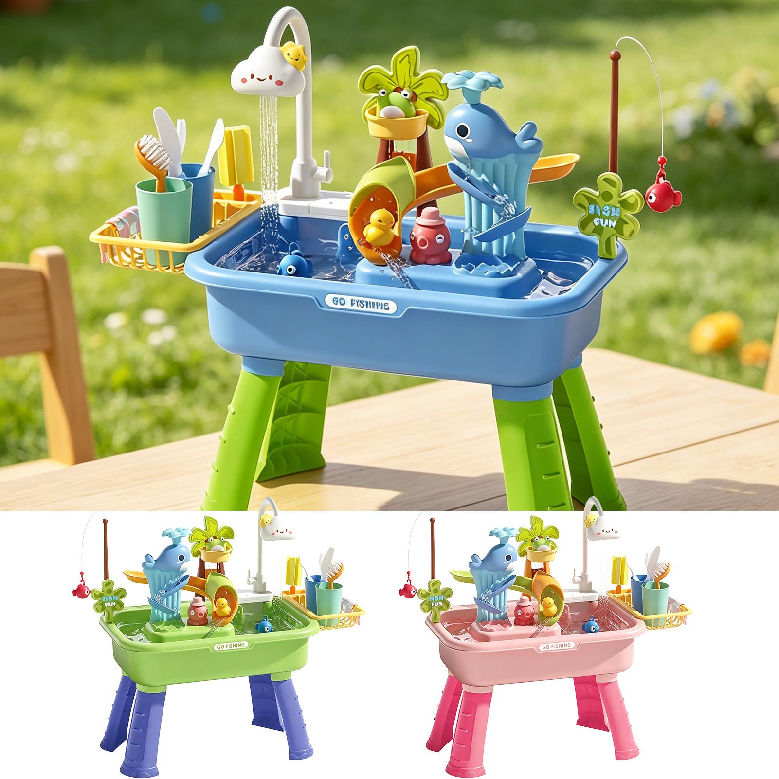 Kids Water Table with Pump, Se - Kids Outdoor Play Table ulasan dan harga