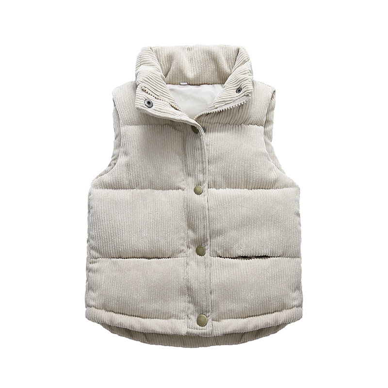 Kids Boys Girls Corduroy Vests - Kids Outdoor Jacket ulasan dan harga