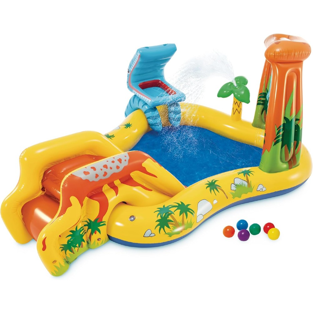 Inflatable Dinosaur Play Cente - Kids Outdoor Activity Centre ulasan dan harga