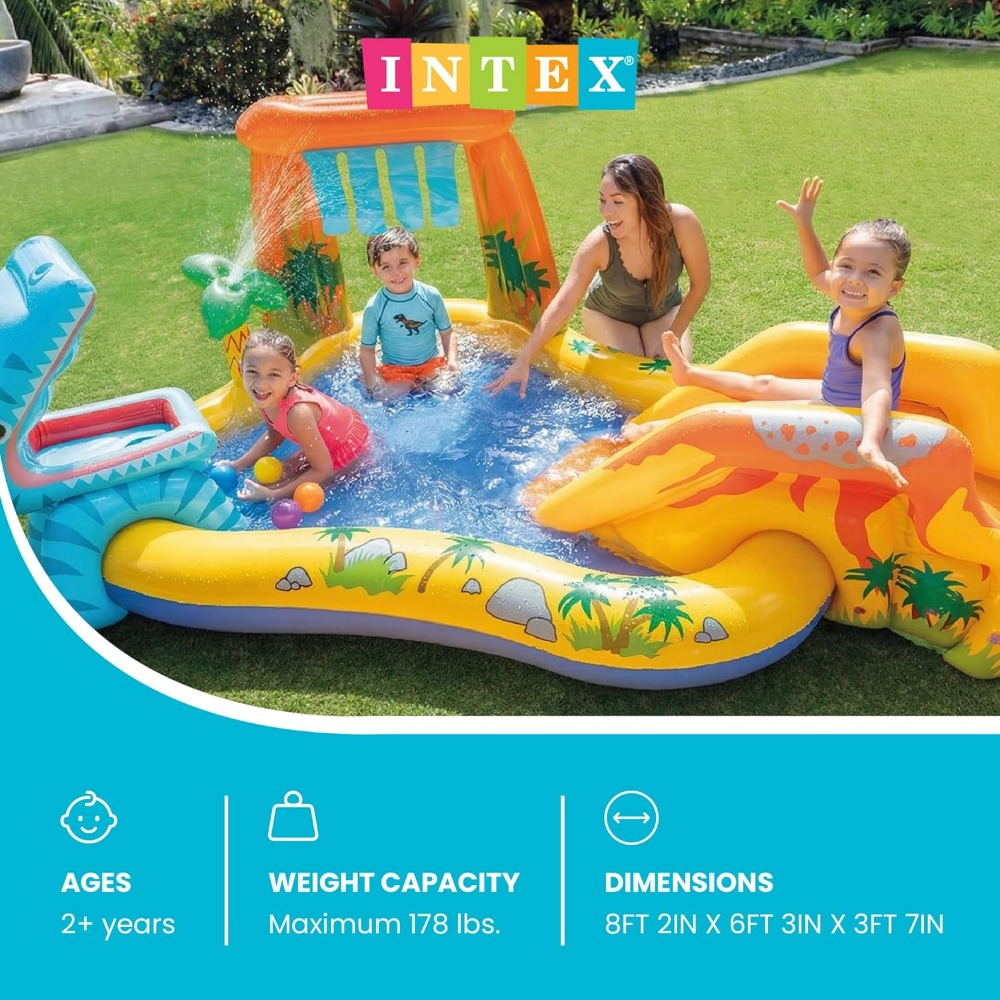 Inflatable Dinosaur Play Cente - Kids Outdoor Activity Centre ulasan dan harga