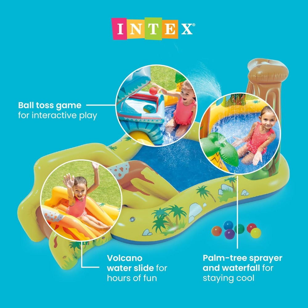 Inflatable Dinosaur Play Cente - Kids Outdoor Activity Centre ulasan dan harga