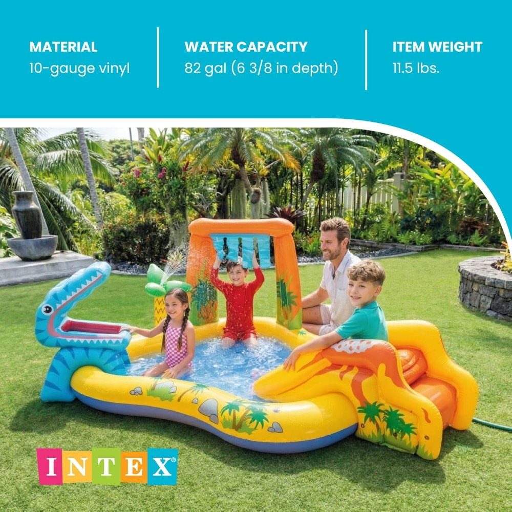Inflatable Dinosaur Play Cente - Kids Outdoor Activity Centre ulasan dan harga