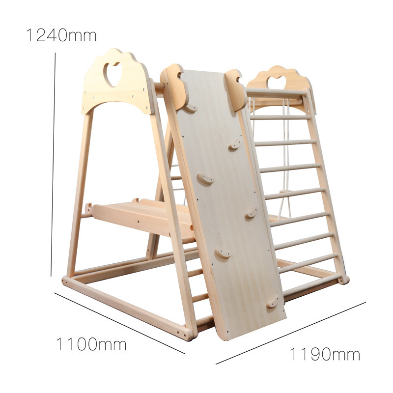 Jungle Gym Kids Outdoor Wooden - Kids Outdoor Jungle Gym With Slide ulasan dan harga
