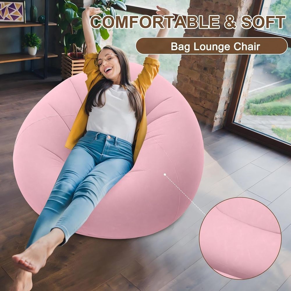 Inflatable Bean Bag Chairs, Pi - Kids Outdoor Seating ulasan dan harga