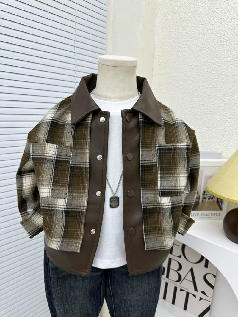Children's Plaid Jacket Boys S - Kids Outdoor Jacket ulasan dan harga