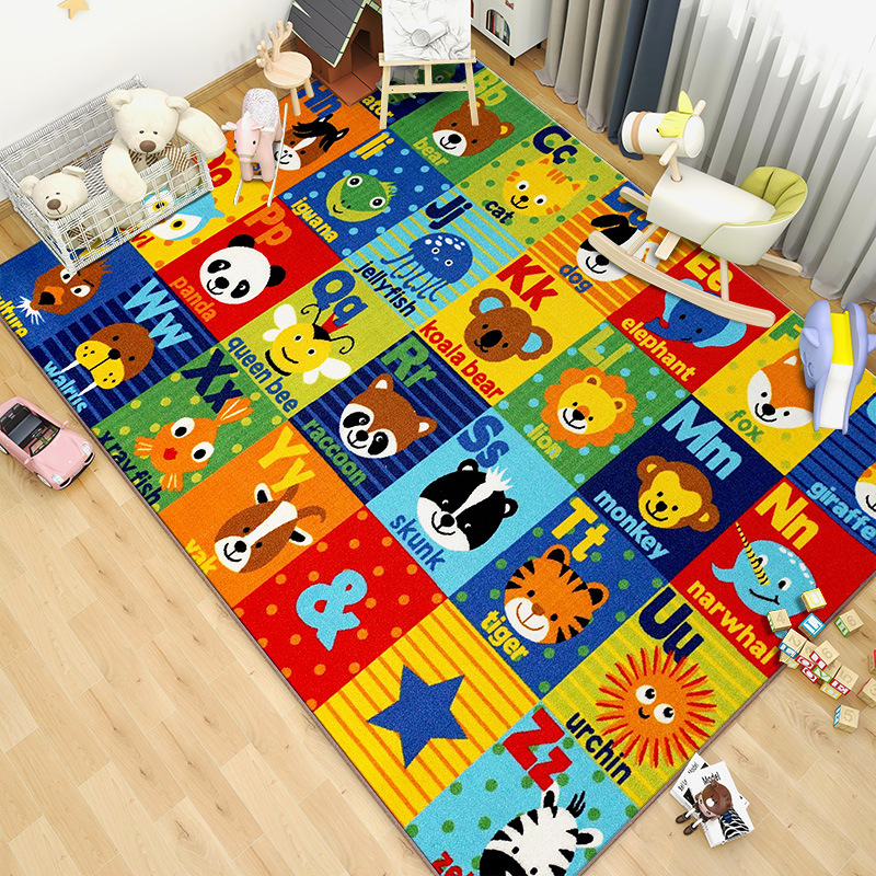 Pink Cartoon Living Room Carpe - Kids Outdoor Play Table ulasan dan harga