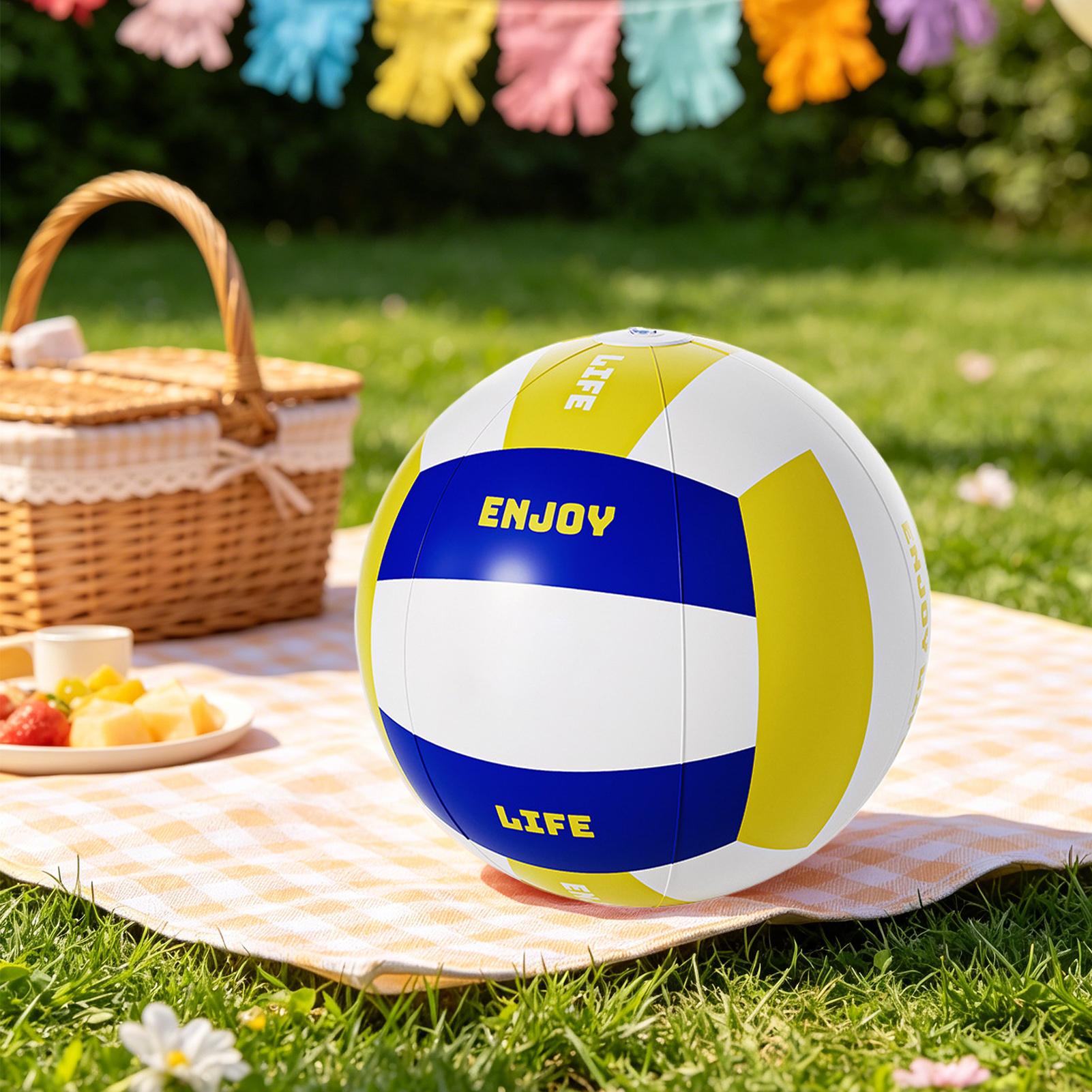 Large Beach Ball 23.62Inch Lea - Kids Outdoor Pool ulasan dan harga
