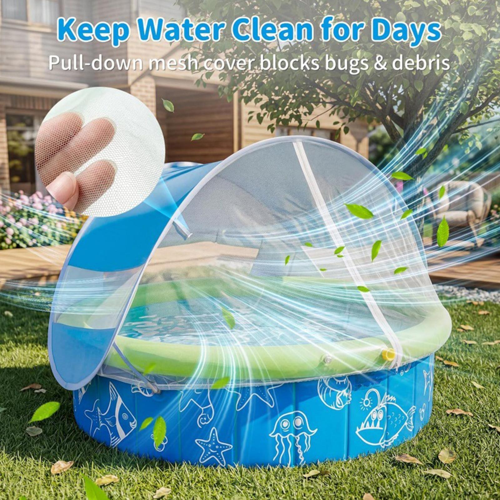 Kiddie Pool with Canopy 120x30 - Kids Outdoor Activity Centre ulasan dan harga
