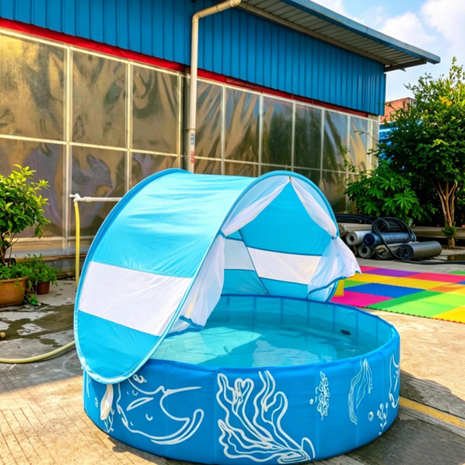 Kiddie Pool with Canopy 120x30 - Kids Outdoor Activity Centre ulasan dan harga
