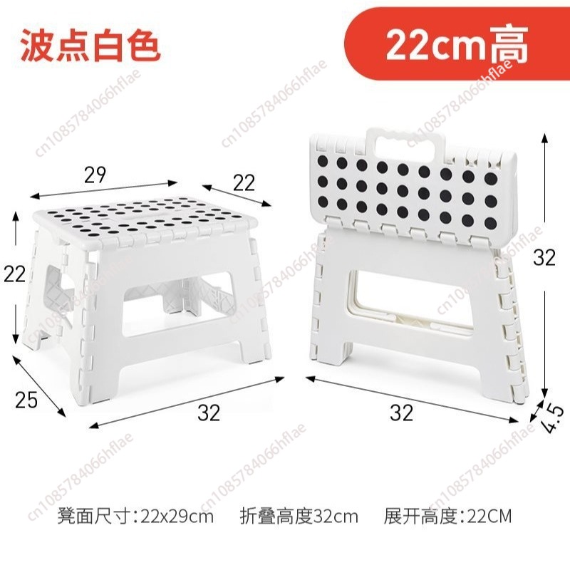 Thickened Plastic Folding Stoo - Kids Outdoor Seating ulasan dan harga