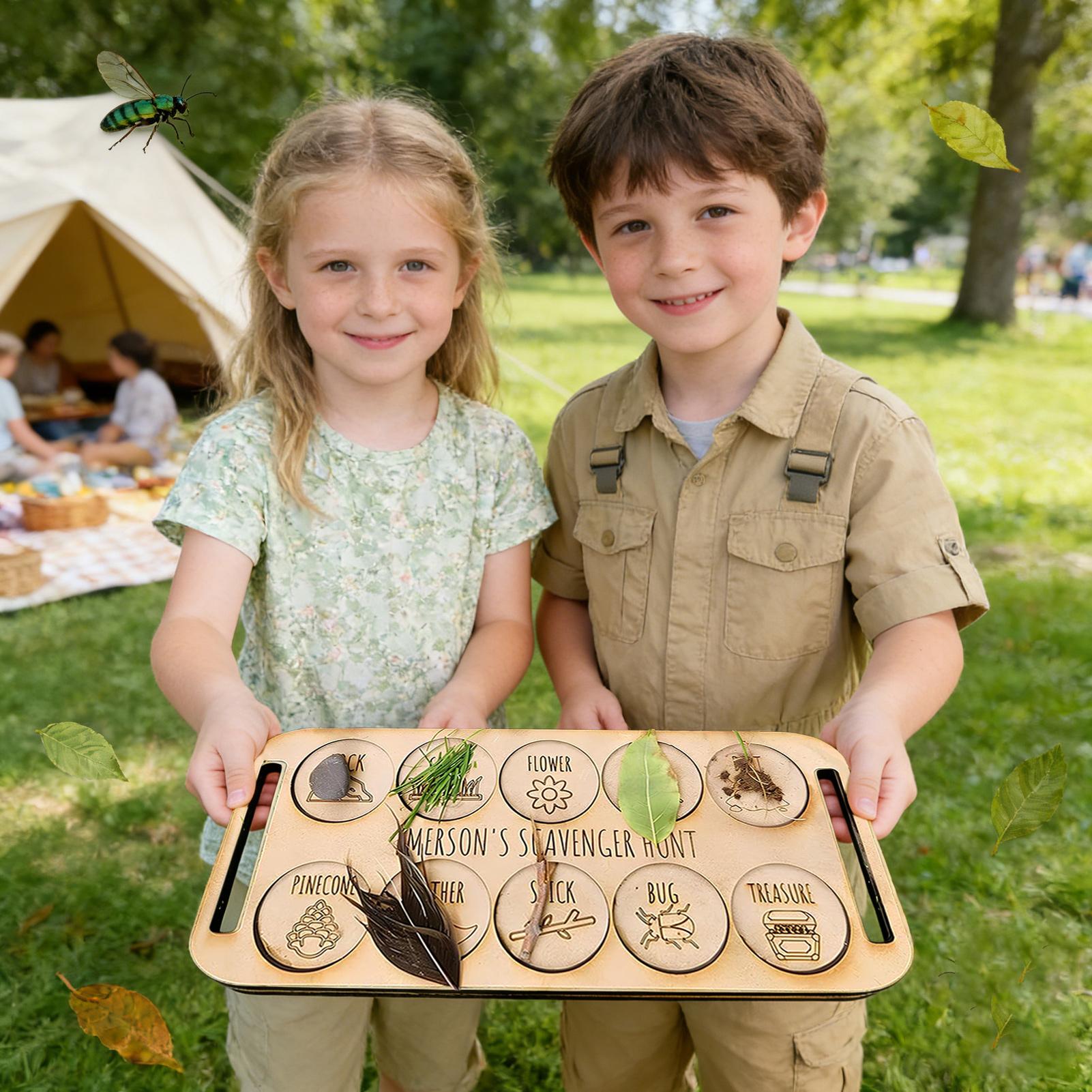 Scavenger Hunt for Kids Wooden - Kids Outdoor Scavenger Hunt ulasan dan harga
