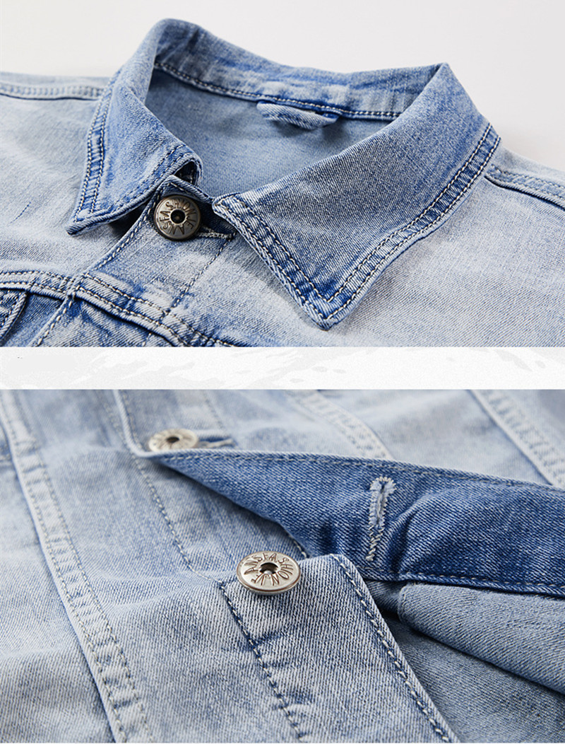 Spring Autumn Denim Suit Men's - Mini Trampoline Spring ulasan dan harga