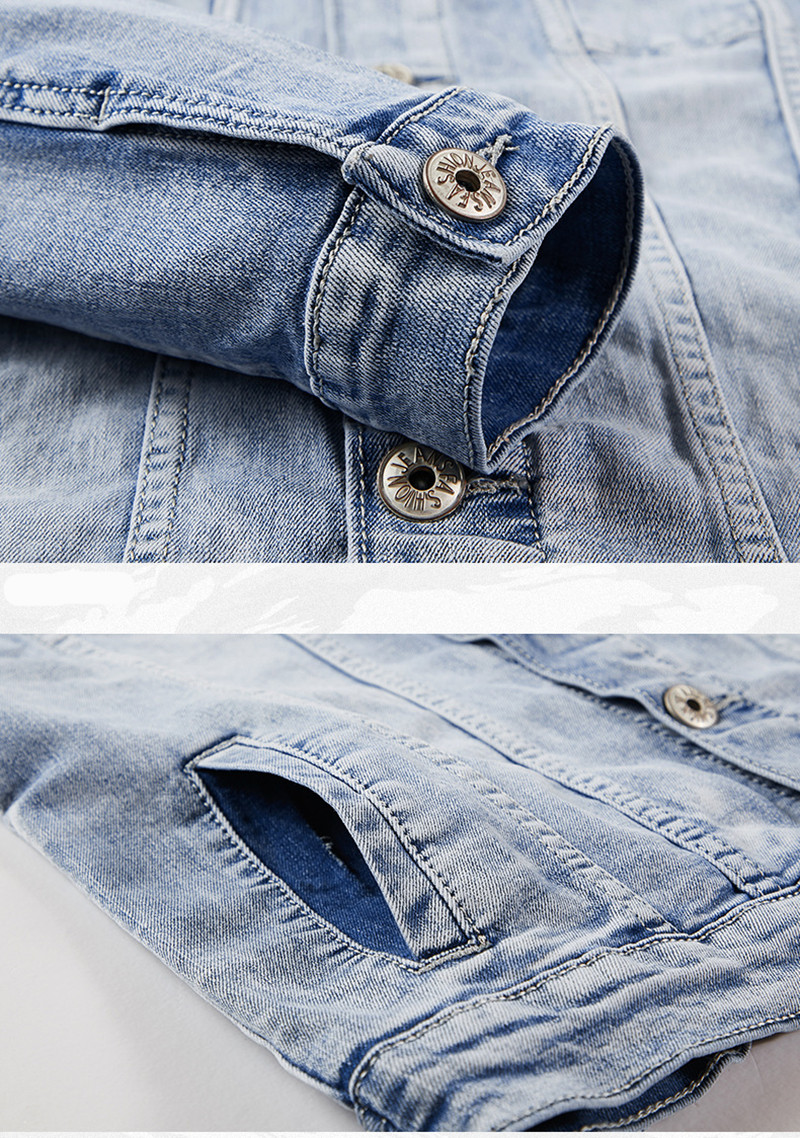 Spring Autumn Denim Suit Men's - Mini Trampoline Spring ulasan dan harga
