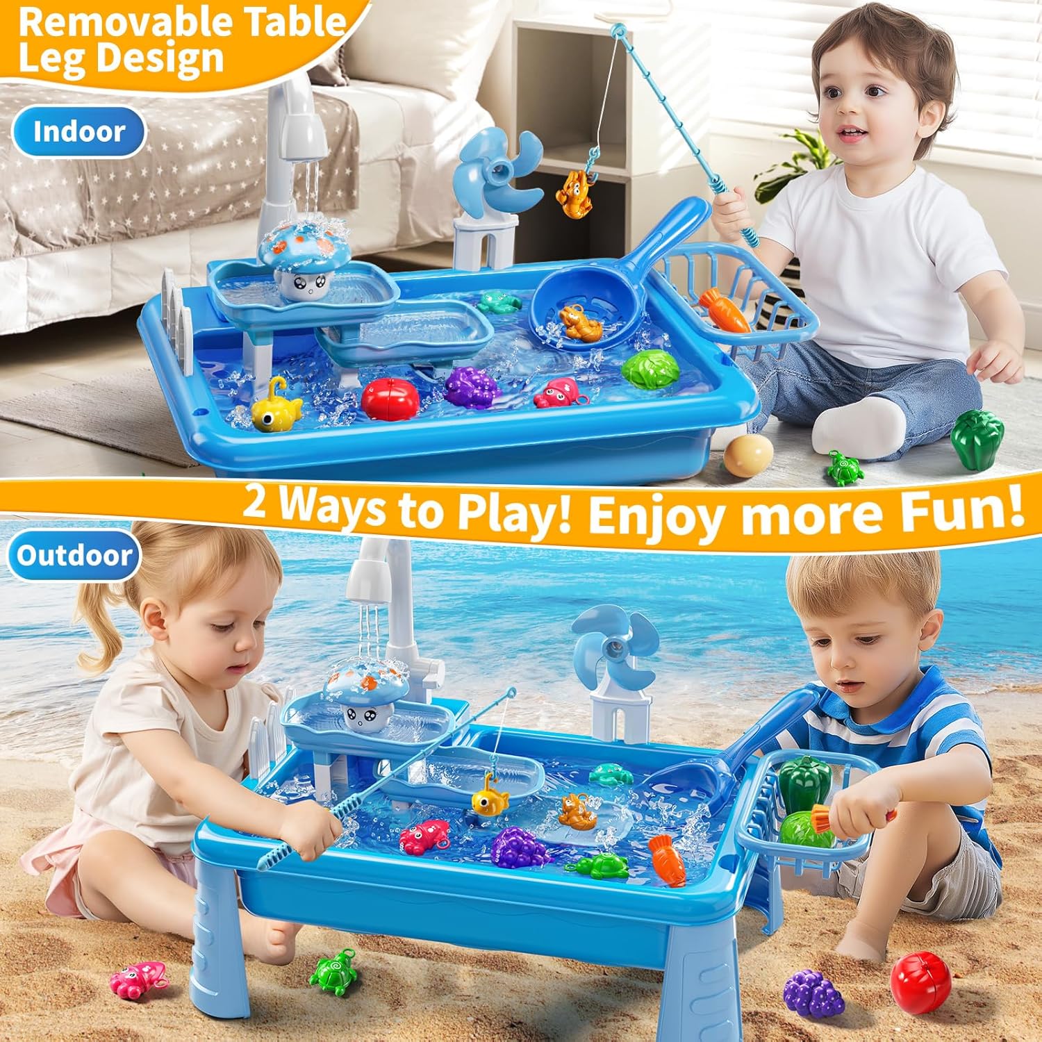 Water Table Play Sink Toy for  - Kids Outdoor Play Table ulasan dan harga