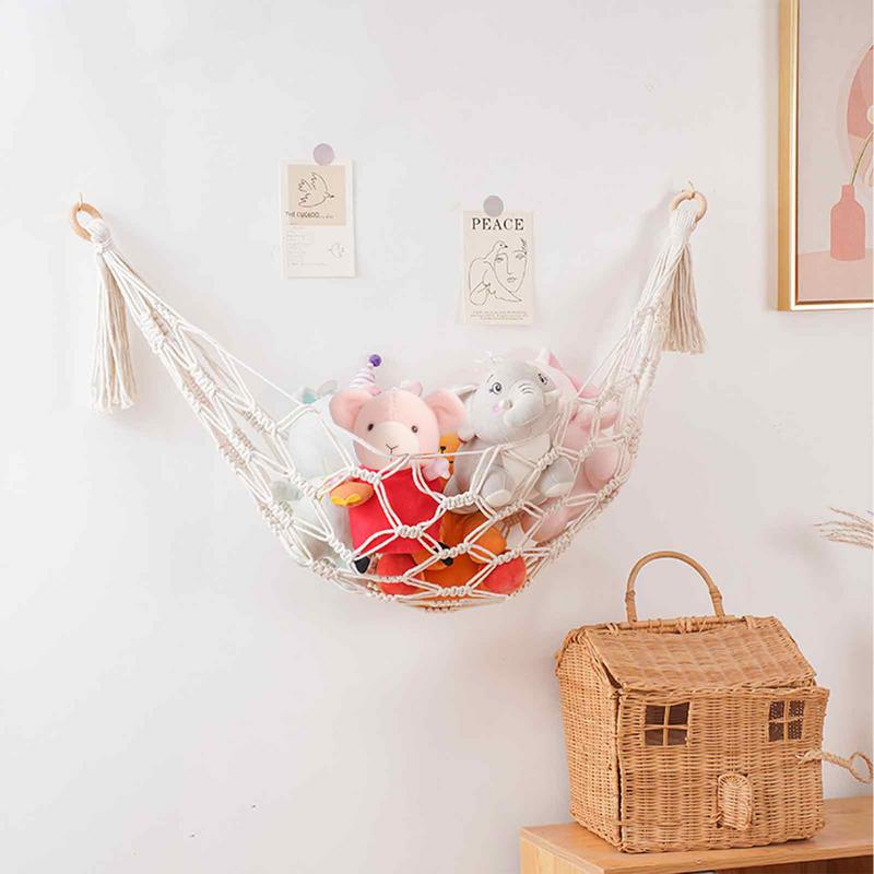 Macrame Hammock Net Toys Stora - Kids Outdoor Furniture ulasan dan harga