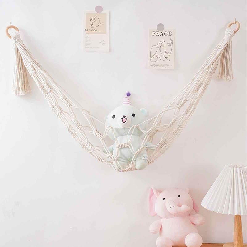 Macrame Hammock Net Toys Stora - Kids Outdoor Furniture ulasan dan harga