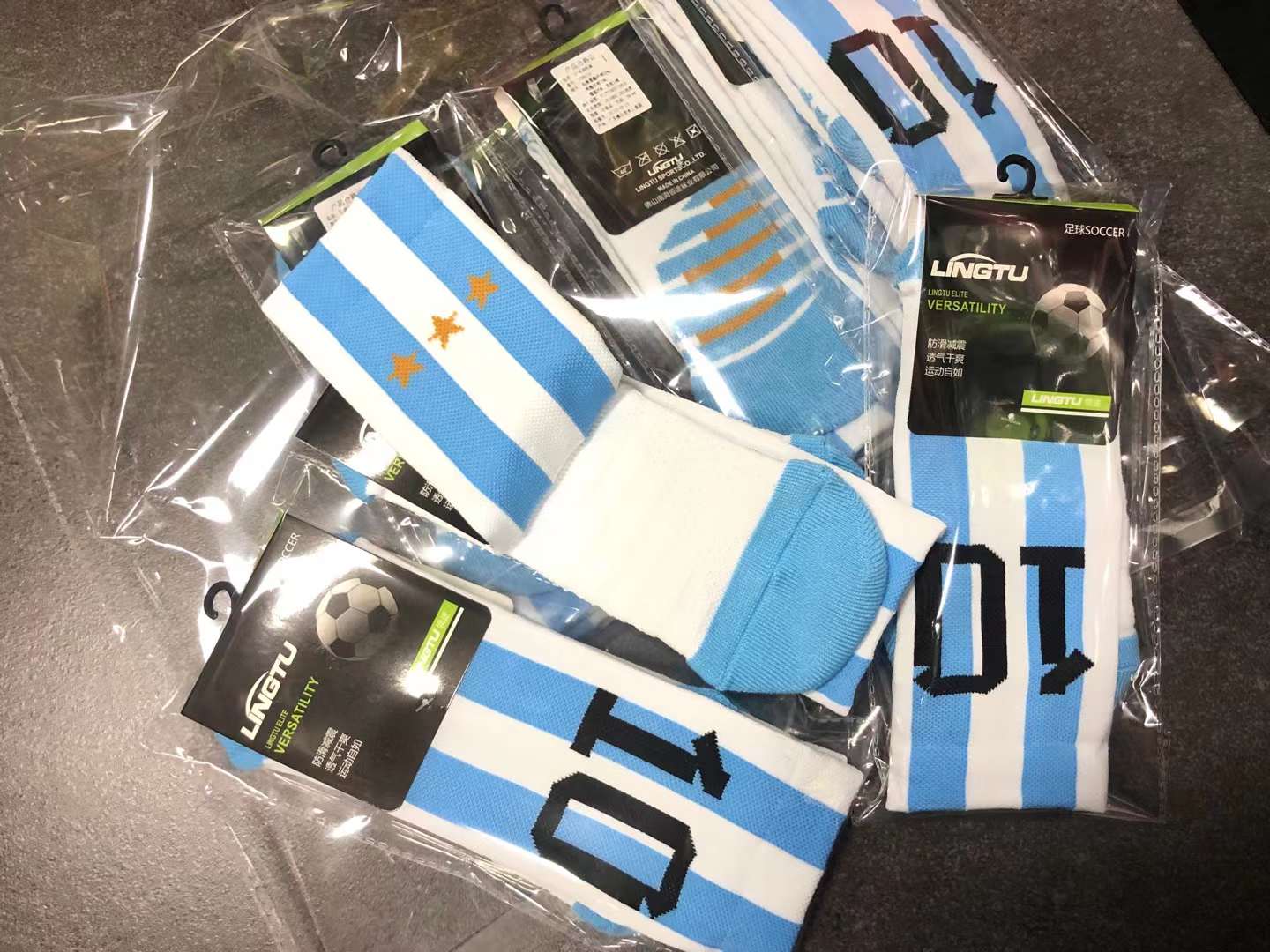 Kids Soccer Socks Number 10# S - Kids Outdoor Youtube ulasan dan harga