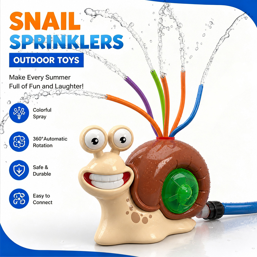 Water Spray Outdoor Toy Snail  - Kids Outdoor Yard ulasan dan harga