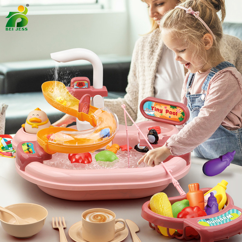 Children Electric Toy Sink Dis - Kids Outdoor Mud Kitchen ulasan dan harga